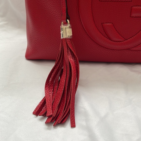 Red Gucci Soho Handbag - Picture 5 of 14
